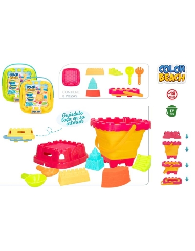 SET CUBO PLAYA CASTILLO C/ACCESORIOS (A)