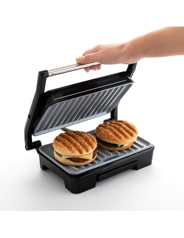 GRILL DOBLE PLACA PANINI GRILL 850W DCOOK