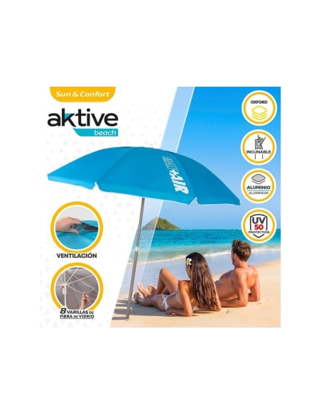 SOMBRILLA D200 TUBO ALUM. 28/32 POLIESTER UV50