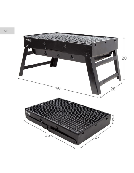 BARBACOA CARBON ACERO PORTATIL AKTIVE