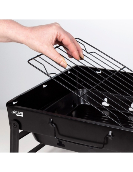 BARBACOA CARBON ACERO PORTATIL AKTIVE