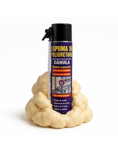 ESPUMA POLIURETANO CON CANULA 750ML