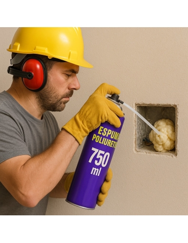 ESPUMA POLIURETANO CON CANULA 750ML