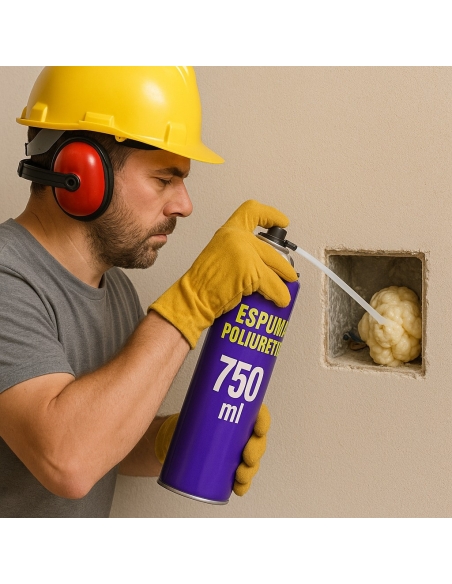 ESPUMA POLIURETANO CON CANULA 750ML