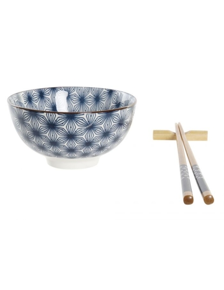 SUSHI SET 6 BAMBU GRES 30X21X7 AZUL (A)