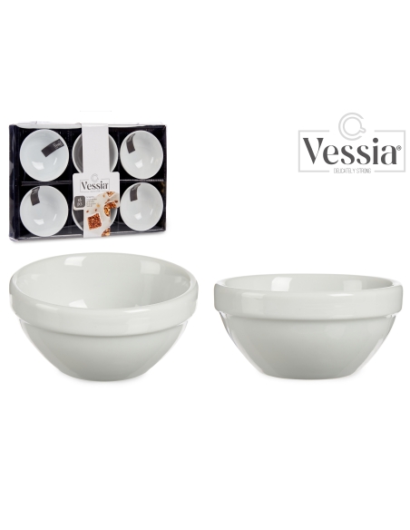 BOL BLANCO REDONDO PORCELANA SET 6 (A)
