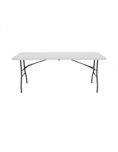 MESA RECT. PLEGABLE MULTIUSOS BLANCA 1.8M