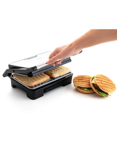 GRILL DOBLE PLACA PANINI GRILL 850W DCOOK