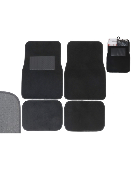 ALFOMBRILLA COCHE 4 UD 65X45/45X33CM