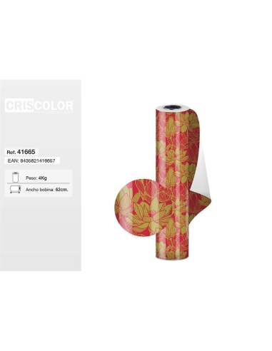 PAPEL REGALO BOBINA DE 62CM SURT