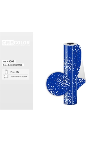 PAPEL REGALO BOBINA DE 62CM SURT