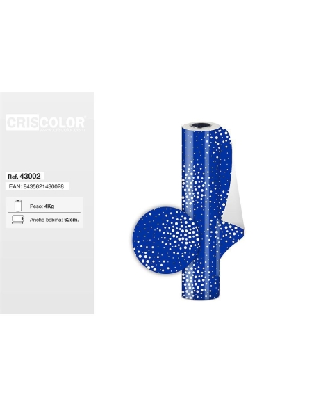 PAPEL REGALO BOBINA DE 62CM SURT