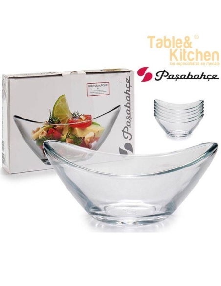 MINIATURAS 11CM VIDRIO GONDOLA PACK 6 UNDS